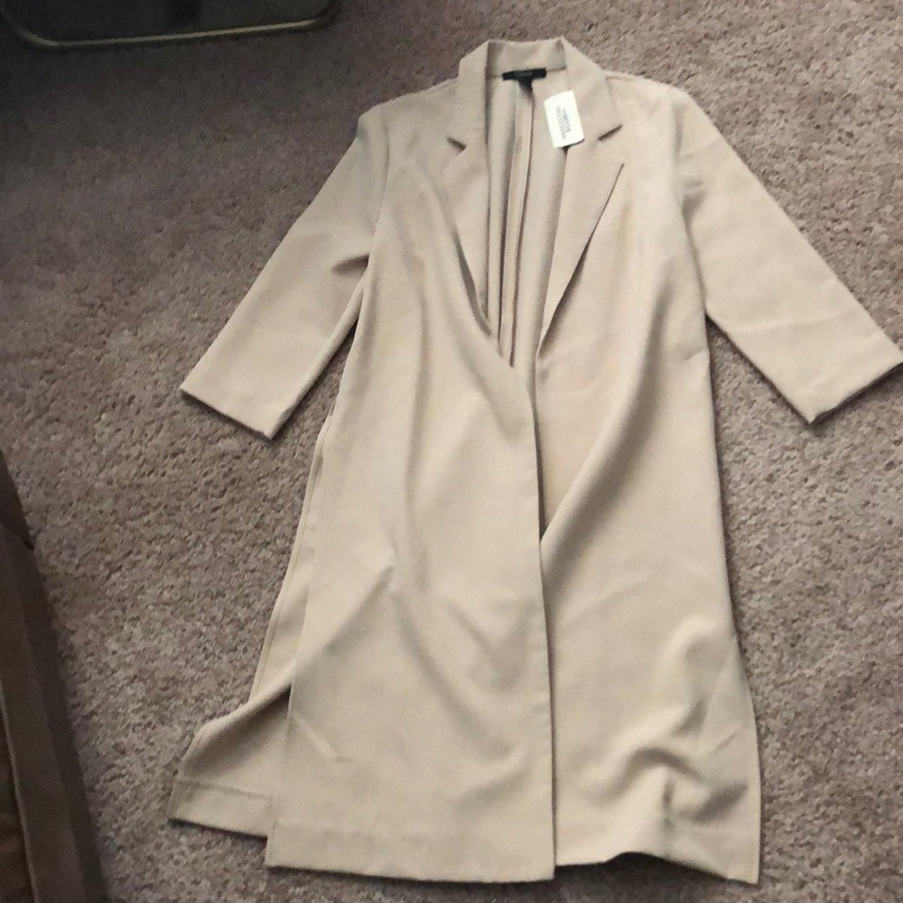 Duster/Blazer with 3/4 length sleeves